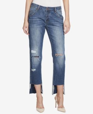 William Rast Cotton Two-tone Boyfriend Jeans