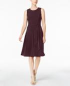 Charter Club Belted A-line Dress, Created For Macy's