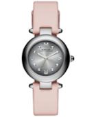 Marc By Marc Jacobs Women's Dotty Pink Leather Strap Watch 26mm Mj1412