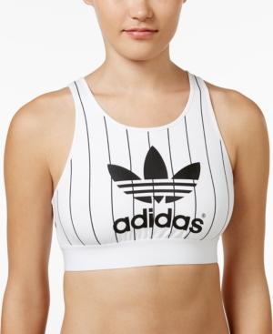 Adidas Originals Pinstriped Cropped Tank Top