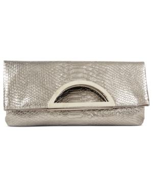 Style&co. Handbag, Python Open Hand Foldover Clutch