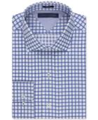 Tommy Hilfiger Slim-fit Easy Care Blue Open Check Dress Shirt