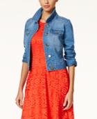 Thalia Sodi Medium Wash Denim Jacket, Only At Macy's