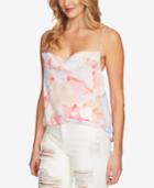1.state Printed Cowl-neck Camisole Top