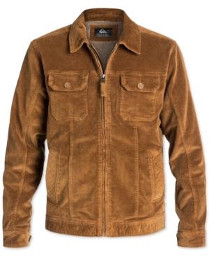 Quiksilver Waterman Santa Cruz Sherpa-lined Stretch Corduroy Jacket