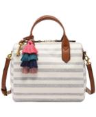 Fossil Fiona Small Fabric Printed Satchel