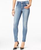 Guess 1981 Button-front Juanga Wash Skinny Jeans
