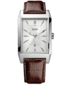 Hugo Boss Watch, Men's Architecture Brown Leather Strap 33mm 1512916
