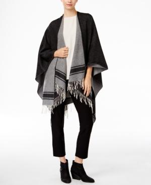 Eileen Fisher Fringe Serape Poncho