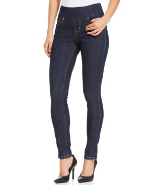 Jag Petite Nora Skinny Pull-on Jeans, Indigo Wash