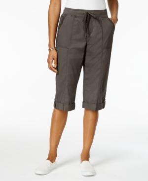 Style & Co Drawstring-waist Skimmer Shorts, Created For Macy's