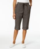 Style & Co Drawstring-waist Skimmer Shorts, Created For Macy's