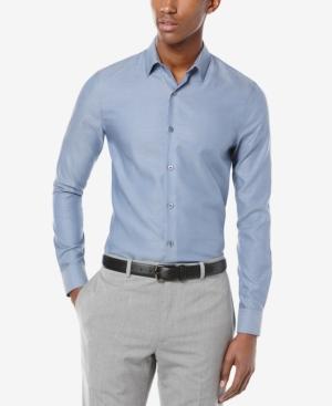 Perry Ellis Men's Iridescent Dot Non-iron Long-sleeve Shirt