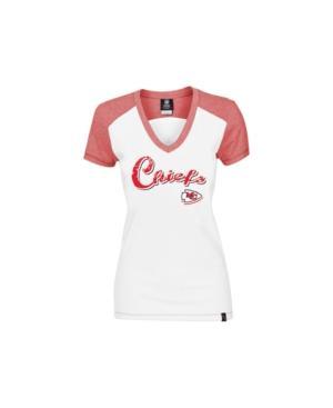 5th & Ocean Women's Kansas City Chiefs Double Pass T-shirt