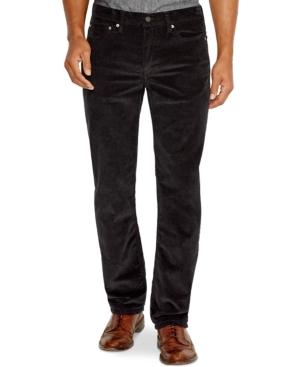 Levi's 514 Straight-leg Corduroy Pants, Black Wash