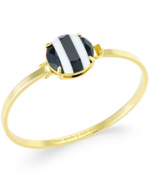 Kate Spade New York Gold-tone Jet Stripe Bangle Bracelet