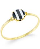 Kate Spade New York Gold-tone Jet Stripe Bangle Bracelet