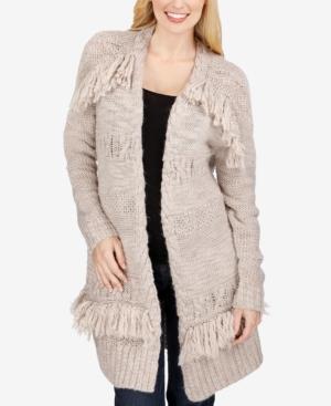 Lucky Brand Long Fringe Cardigan