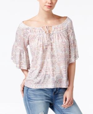 William Rast Gigi Off-the-shoulder Peasant Top