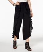 American Rag Juniors' Ruffled Flyaway Pants, Created For Macy's