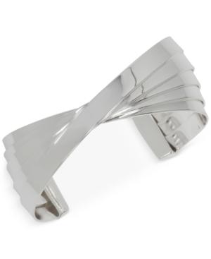 Robert Lee Morris Soho Silver-tone Sculptured Twist Cuff Bracelet