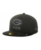 New Era Green Bay Packers Black Gray 59fifty Hat