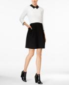 Maison Jules Embellished Colorblocked Dress, Only At Macy's