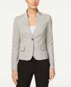 Tommy Hilfiger Single-button Crosshatch Blazer