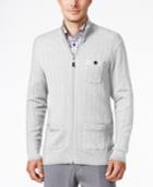 Tasso Elba Men's Soft Touch Zip-front Cardigan, Only At Macy's