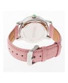 Bertha Quartz Betsy Collection Silver And Pink Leather Watch 38mm