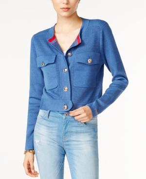 Tommy Hilfiger Cropped Cardigan, Only At Macy's
