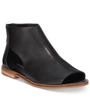 Kelsi Dagger Brooklyn Sterling Peep-toe Chop-out Booties Women's Shoes