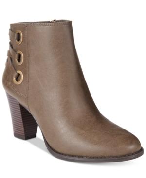 Inc International Concepts Women's Jesaa Block-heel Booties, Created For Macy's Women's Shoes