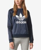 Adidas Originals Satin Treifoil Sweatshirt