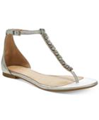 Jewel Badgley Mischka Gaby Flat Evening Sandals, A Macy's Exclusive Style Women's Shoes