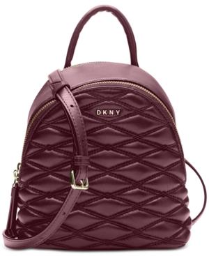 Dkny Lara Mini Quilted Leather Crossbody, Created For Macy's