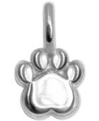 Alex Woo Paw Pendant In Sterling Silver