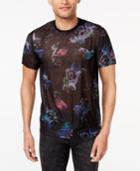 Guess Men's Wynn Floral Skull-print T-shirt