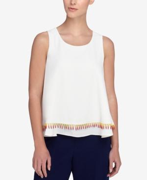 Catherine Catherine Malandrino Sleeveless Embellished Blouse