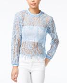 Fair Child Lace Bishop-sleeve Top