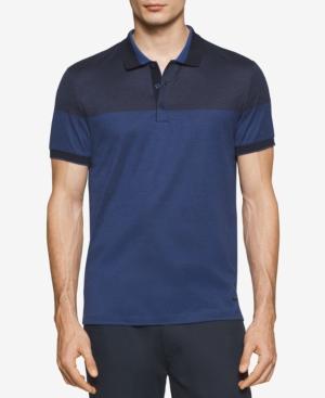Calvin Klein Men's Colorblocked Stripe Polo