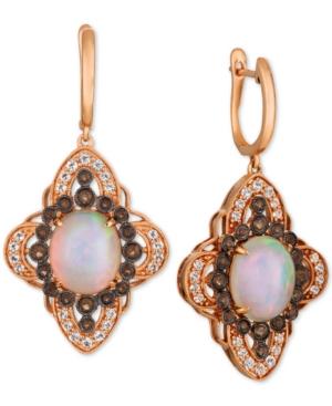 Le Vian Crazy Collection Multi-gemstone Drop Earrings (5-7/8 Ct. T.w.) In 14k Rose Gold