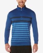 Pga Tour Men's Striped Long-sleeve Performance Polo