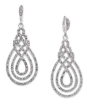 Inc International Concepts Pave Open Saturn Drop Earrings, Only At Macy's