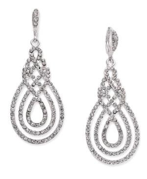 Inc International Concepts Pave Open Saturn Drop Earrings, Only At Macy's