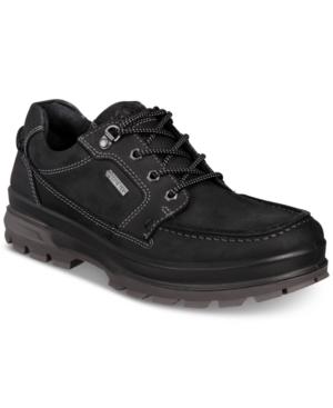 Ecco Men's Rugged Track Gtx Moc Toe Waterproof Leather Oxfords Men's Shoes