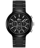 Lacoste Men's Chronograph Borneo Black Resin Composite Bracelet Watch 44mm 2010770