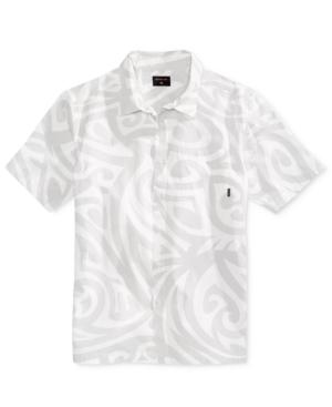 Quiksilver Men's Hi Alohay Geo-print Cotton Shirt