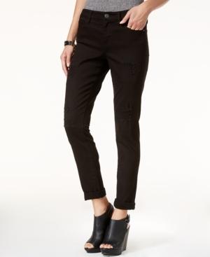 Tinseltown Juniors' Distressed Slim Boyfriend Jeans