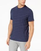 Club Room Men's Birdseye Stripe T-shirt, Created For Macy's